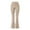 Z-Khaki77, variant on Womens Leggings Full Length Flare-Leg Solid Color High Waisted Workout Bottoms Tight Comfortable Workwear Yoga Pants With Pockets