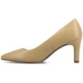 thumbnail image 3 of Journee Womens Scylee Slip On Stiletto Pointed Toe Pumps, Widths Available, 3 of 9