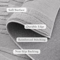 thumbnail image 2 of Buganda Area Rugs for Living Room, Non-Slip Bedroom Bedside Carpet, Modern Indoor Washable Area Rug, 5'x8', Light Grey, 2 of 5