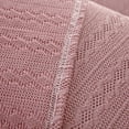 thumbnail image 5 of Pink 70.8" x 70.8" Knit Sofa Covers for Couch Covers Woven Sofa Throw Blanket Furniture Covers, Easy to Install, 5 of 7