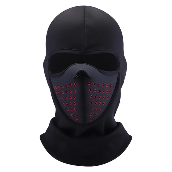 Yooshoverk Winter Warm Full Face Mask – Windproof Balaclava For Skiing, Motorcycle & Cycling Black-C Free Size