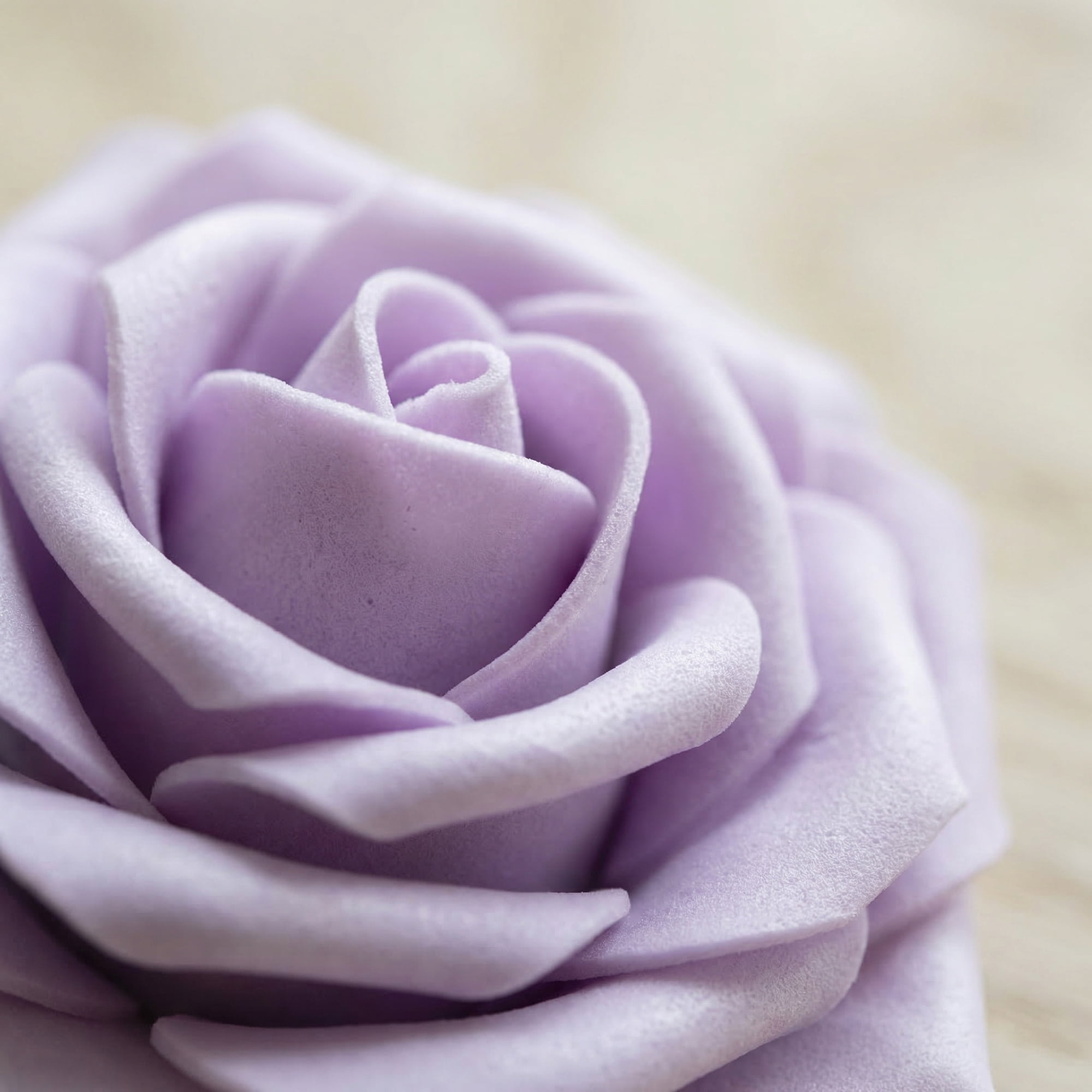 Unique Bargains Artificial Detachable Rose Silk Flower Light Purple 7.1"