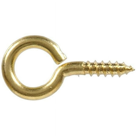 Hillman 852708 0.054 x 0.44 in. Solid Brass Screw Eye