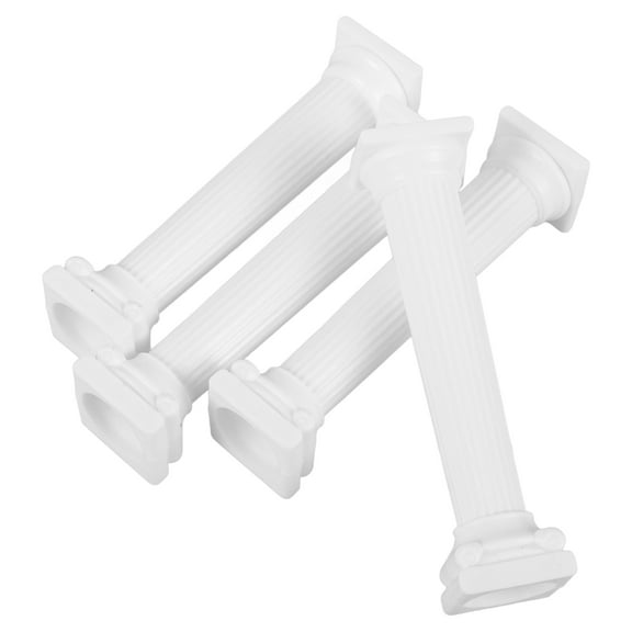FESTFENDS Set Of 4 Roman Column Cake Stands Wedding Cake Column Pillars Renaissance Style Cake Structure Support