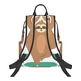 thumbnail image 3 of Daiia Cute Sloth In Yoga Pose Tree School Backpack for Men and Women Lightweight Backpack Durable Backpack Water-Resistant,Travel,Work Bag, 3 of 9