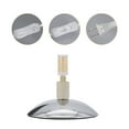 thumbnail image 5 of Modern Chrome Crystal Table Lamp, Hollow Out Silver Glam Nightstand Desk Lamp With Crystal Lampshade For Bedroom Living Room Dining Room, 5 of 8