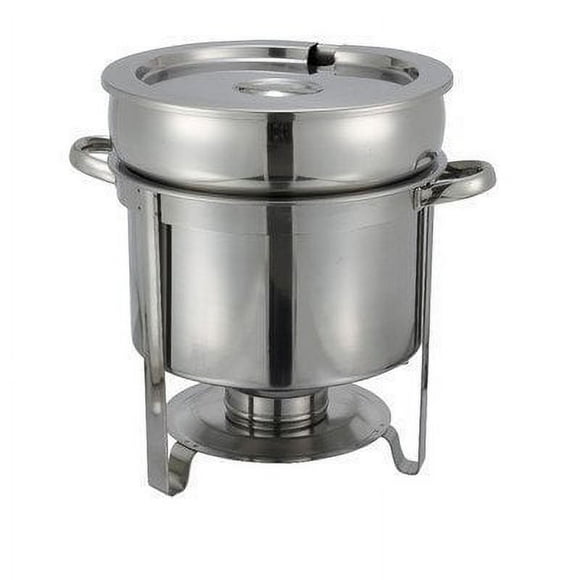 Winco 211 Stainless Steel Soup Warmer, 11-Quart