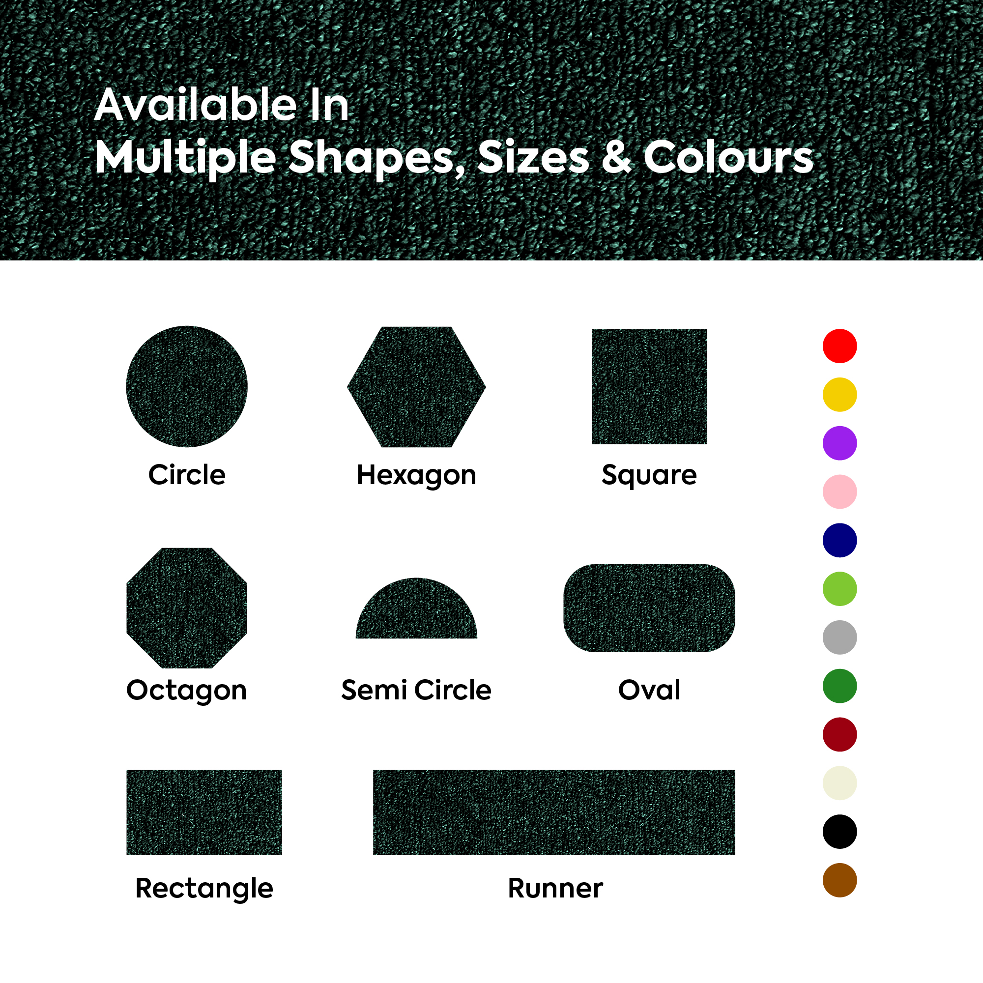 Tappetto Moderno Furnish My Place 4x6 Piedi Multicolor – Realizzato In USA, Antimacchia E Resistente