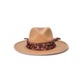 thumbnail image 2 of The Pioneer Woman Fedora Hat with Scarf Band, Camel, 2 of 3