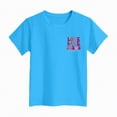 thumbnail image 6 of kpoplk Shirt for Girls Toddler Kids Graphic Short Sleeve Shirts Cotton Baby Girl T Shirt Summer Tops(Sky Blue,7-8 Y), 6 of 6