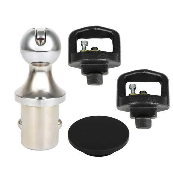 Gooseneck 2 5/16" Tow Hitch Ball 30137 Puck System Gooseneck Hitch Ball Kit for Ford for F-250 for F-350 for F-450 for Nissan Vehicles 30000 lbs