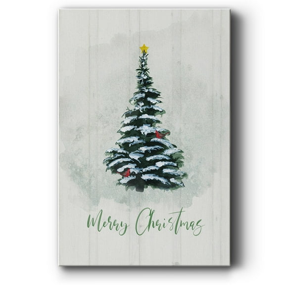 Winter Pine Christmas- Gallery Wrapped Canvas