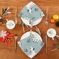 thumbnail image 5 of Cloth Napkins Set of 6 Cute Zebra Printed Polyester Dinner Napkins Soft Comfortable Reusable Table Cloth Napkins for Family Dinner Banquet Wedding Festivals Party, 20x20in Washcloth Gift, 5 of 7