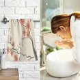 thumbnail image 7 of Yayeee 2 Pack Hand Towels for Bathroom 100% Cotton 16" x 28" Soft Absorbent Kitchen Towel, Light Red Flowers, 7 of 7