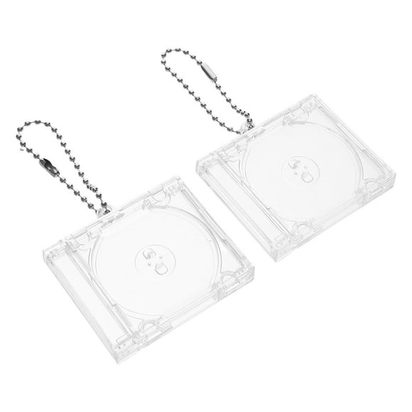 Suministros de llaves de ventilador de 2pcs Mini álbum Keychain Pendse para ventilador Diy Charm Mini CD Antem Artículo Keychain Mini CD coleccionable Mini CD Mini CD Souvenir