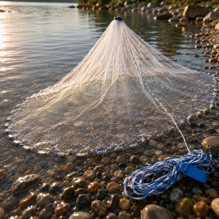 best herring throw fishing net SUNMME Fishing Net Fish Mesh Hand Throwing Net Outdoor Fishing Tackle Tools Galvanized Steel Casting Network Model 240/300 Fishing : Sports & Outdoors This net can be used in deep or shallow water With the herring spawn upon
