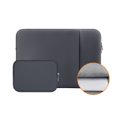 thumbnail image 1 of CUITING Housse de Protection pour Ordinateur Portable 14 Pouces Doublure Douce et Moelleuse Sac de Transport avec Poche avant et Pochette pour Accessoires Compatible avec Notebook 14” Chromebook (Gris Amélioré), 1 of 6