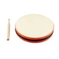 thumbnail image 1 of Amdohai 8 Inch Hand Drum Musical Percussion Handdrum Wood Frame, 1 of 7
