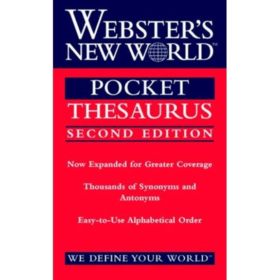 Pre-Owned Webster's New World Pocket Thesaurus, Second Edition (Paperback) 0544987209 9780544987203