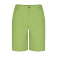 thumbnail image 4 of Tumotour Linen Shorts For Man Solid-Color Casual With Pockets Button Zipper Shorts Half Shorts Pants Workout Shorts Short Beach Shorts Summer Shorts, 4 of 6