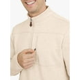 thumbnail image 4 of Chaps Men's & Big Men's Quarter Zip Fleece Sweater, Sizes S-3XL, 4 of 8