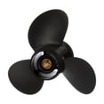 thumbnail image 6 of Quicksilver Black Diamond 3-Blade Aluminum Propeller, 10" Diameter x 13" Pitch, Right Hand Rotation, 6 of 7