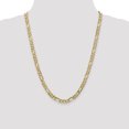 thumbnail image 2 of Leslie's 10K Yellow Gold 6.0mm Concave Figaro Chain (Weight: 21.71 Grams, Length: 24 Inches), 2 of 4