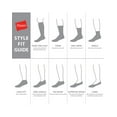 thumbnail image 4 of Hanes   No-Show Socks 6-Pairs Comfort Fit Women's Pack X Temp Low Cut Cushioned, 4 of 4