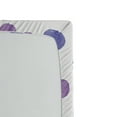 thumbnail image 2 of Purple Fitted Sheet, Watercolor Paint Style Nostalgic Retro Style Polka Dot Pattern Nursery Theme Classic, Soft Decorative Fabric Bedding, Twin Size, Lilac Blue, by Ambesonne, 2 of 2