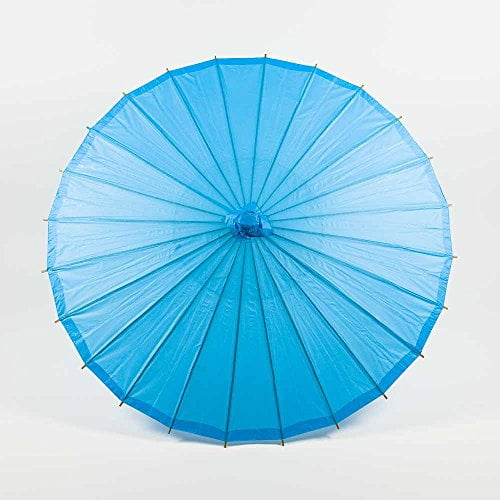 Paper Parasol (20-Inch, Turquoise Blue) - Chinese/Japanese Paper Umbrella For Children, Decorative Use, and DIY Projects - Walmart.com