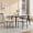 Black White + Iron + Boucle, variant on Modern Round Boucle Dining Chairs Set of 2 Off White