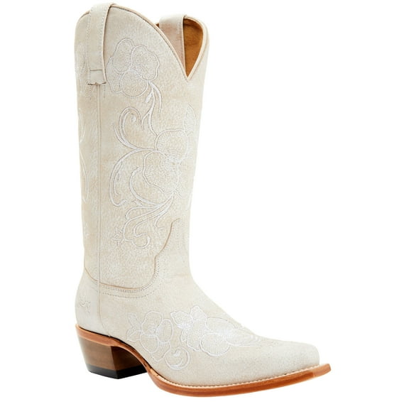 Shyanne Women's Lasy Floral Embroidered Western Boot Snip Toe - BSWFA22L36 6 1/2 M  US