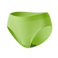 thumbnail image 2 of Lunuaoe Women's Seamless Cotton Bikini Briefs, Low-Mid Waist Solid Color Underwear, Thin Breathable Panties, 2 of 5