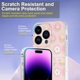 thumbnail image 3 of Phone Case for iPhone 14 Pro, Kawaii TPU Bumpers Back Phone Cover for Women, Cute Pink & Yellow Floral Flower iPhone Case for iPhone 14 Pro 2022 (6.1 Inch), 3 of 13