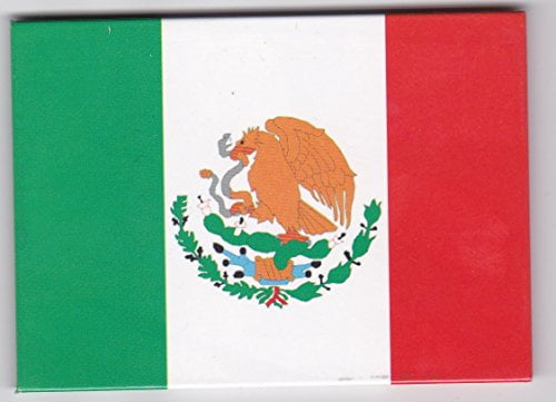 Coastal Connections Mexican Flag Rectangular Magnet by Coastal Connections