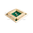 thumbnail image 2 of Tignapoo Eco-Friendly Wooden Shut the Box Game Set with Green Felt Base - Ideal for Family Fun and Educational Play, 2 of 2