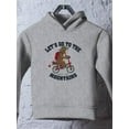 thumbnail image 3 of Let's Go Mountains Bear Hoodie Toddler -Image by Shutterstock,  2 Toddler, 3 of 4