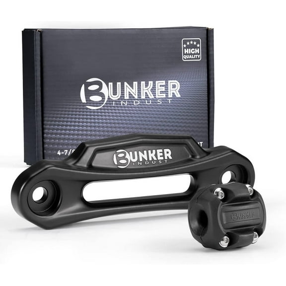 BUNKER INDUST Aluminum Fairlead 6 inch for 3,500- 4,500 lbs Winch