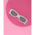 thumbnail image 2 of Gafas de sol xo, Fetti Bride White Marble con logotipo Silver Bride, 2 of 7