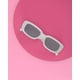 thumbnail image 2 of Gafas de sol xo, Fetti Bride White Marble con logotipo Silver Bride, 2 of 7
