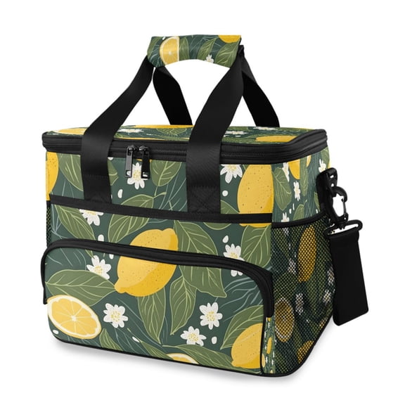 Cooler bag Lemon 15L Insulated Lunch Bag Large Cooler Suitable for camping and picnics