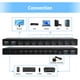 thumbnail image 3 of Conmutador KVM HDMI DGODRT de 8 puertos 4K @60Hz para 8 ordenadores con cables, 3 of 7