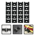 thumbnail image 2 of 100Pcs Cable Ties Mounts Saddle Type Base Wire Cable Ties Clips Organizer Holder, 2 of 8