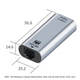 thumbnail image 4 of Adaptador De Ethernet Usb Tipo C Hembra A Rj45 Gigabit Lan Adaptador Tarjeta De Red Para Pc Portátil, 4 of 8