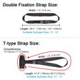 thumbnail image 4 of Correas de equipaje Vigorport Add A Bag, elásticas, de nailon negro, 4 of 7