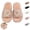 Pink, variant on Mfakffe House Slippers for Women Bedroom Fluffy Open Toe Non Slip Slippers Winter Cozy Shoes Warm Slip on Slides for Daily Wear