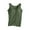 Army Green, variant on Womens Plus Size Tank Tops Built-in Bra Sleeveless Camisole Yoga Workout Tops Crew Neck T-shirts