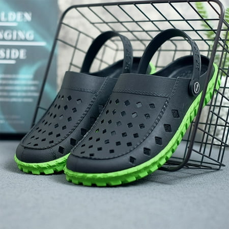 

Men s Clogs Garden Shoes Lightweight Hollow Out Sandals For Summer