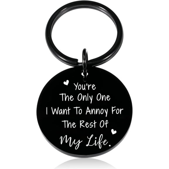 Anniversary for Husband Gifts from Wife Boo Basket Stuffers for Husband I Love You Gifts for Him Adults Gift for Boyfriend from Girlfriend Present for Him Birthday Gift for Men Keychain for Women