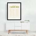 thumbnail image 2 of Ways to say I love You Green - Typography Quote Inspirational Motivational Flowers Black Framed Wall Art Print 11 x 14 inches, 2 of 3